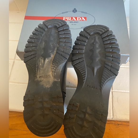 Prada Men’s Brixxen Boot Black US 10 - Picture 5 of 7